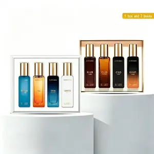 Perfume Set for Women 4x20ml, Fresh Aquatic Honey Floral Eau De Parfum, Musk & Vanilla Notes, Long Lasting Fragrance, Unisex Scent Gift, Fragrance Ensemble