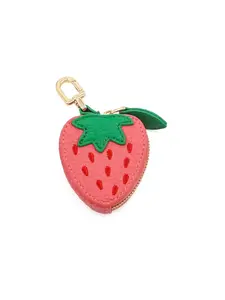 Mini Fruit Keychain Wallet Bag, Simple Strawberry Gift Hanging Decoration, Perfect for Bags and Backpacks, Ideal for Fruit Lovers, Fashion Bag Charms, Purse Accessories