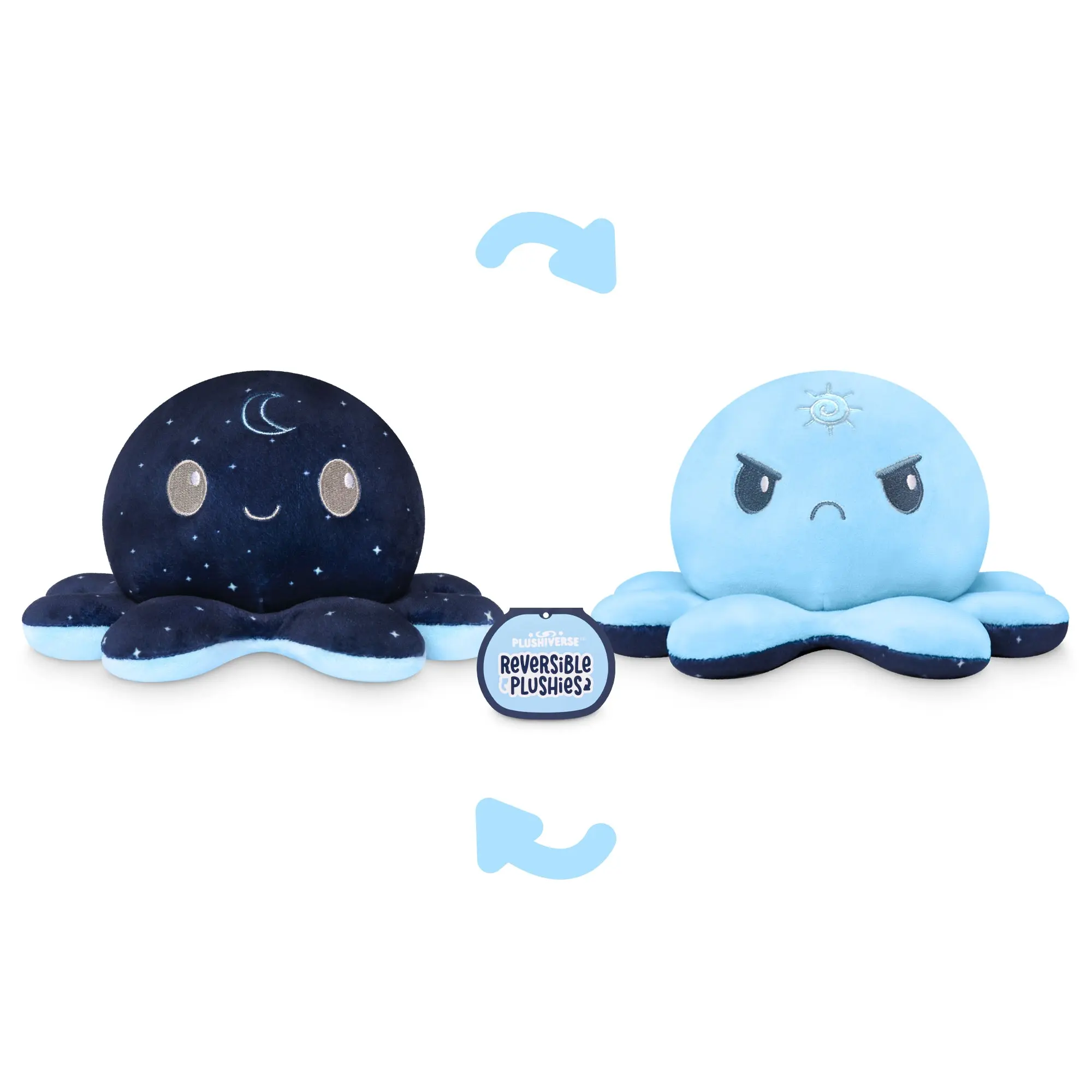Plushiverse Night and Day Octopus 4" Reversible Plushie Plushiverse Night and Day Octopus 4" Reversible Plushie