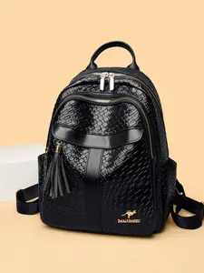 Large Capacity Multi Layer Commute School Dual Use Fashion Stylish Daypack Durable Backpack Casual Versatile Bag For Office Workers Business Trip Travel Daily Use