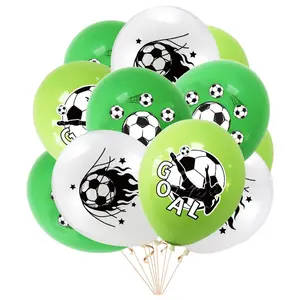 30 PCS World Cup Soccer Theme Party Decor – Soccer Latex Balloons, Fan Birthday Party Balloon Decoration Supplies,for Watch Parties, Fan Birthday Celebrations & Soccer Theme Event Decor