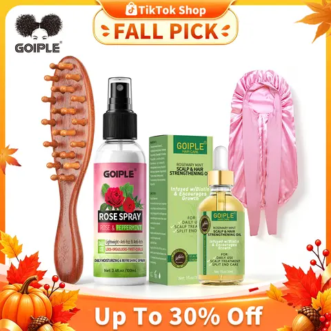Rose Water for Hair Loc Spray Refreshing for Locs Rose Water Hair Scalp Moisturizer Hydrating Dreadlock | Loc Brush for Dreads Comfortable Massage Wide Tooth Comb & Rosemary Oil for Hair Growth Set
