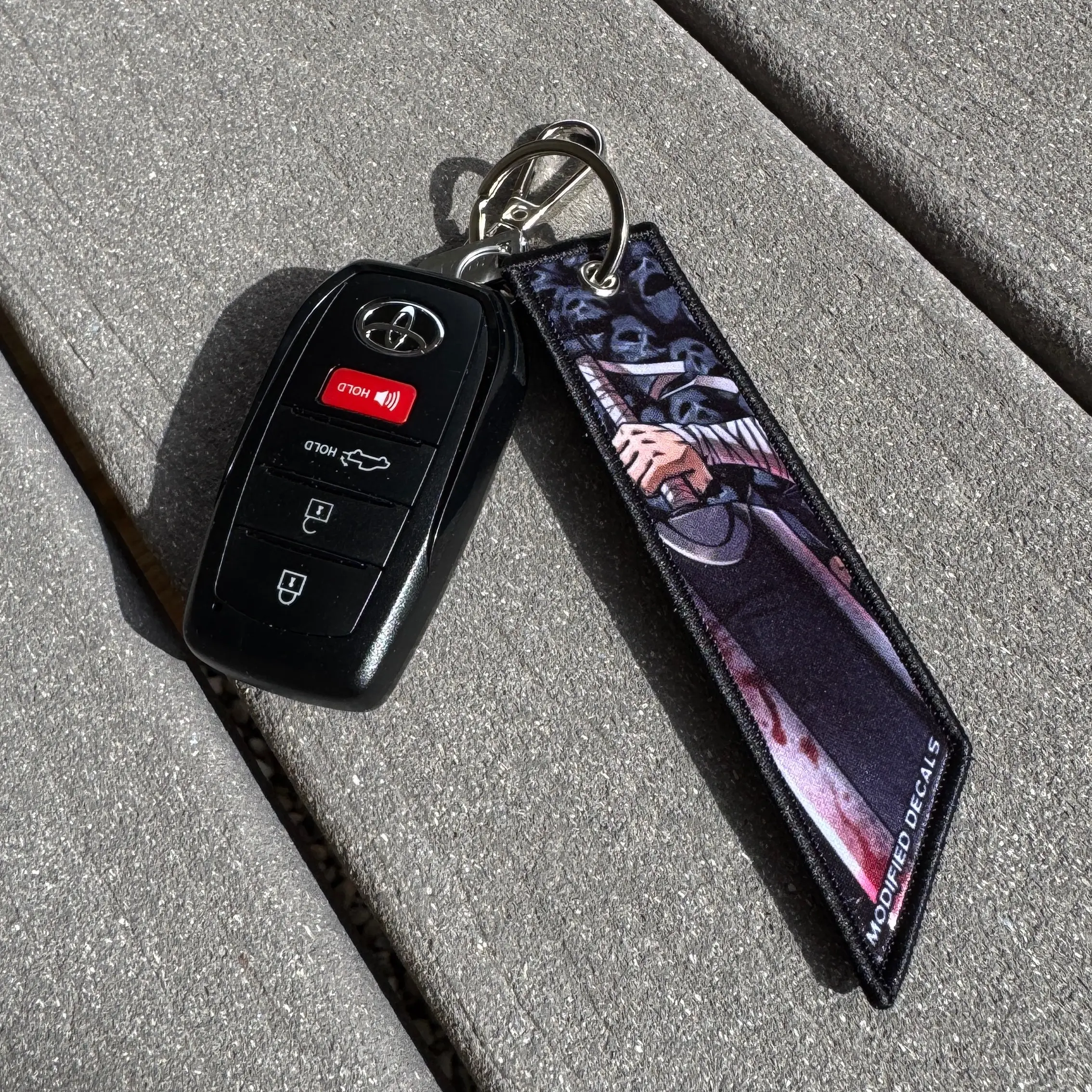 Swordsman Jet Tag Keychain