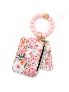 Silicone Bracelet Card Holder, Card Carrying Holder, Casual Style, Wallet Keychain, All Seasons Accessory, Durable Silicone Material