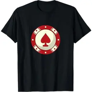 Poker Chip Costume Funny Halloween T-Shirt