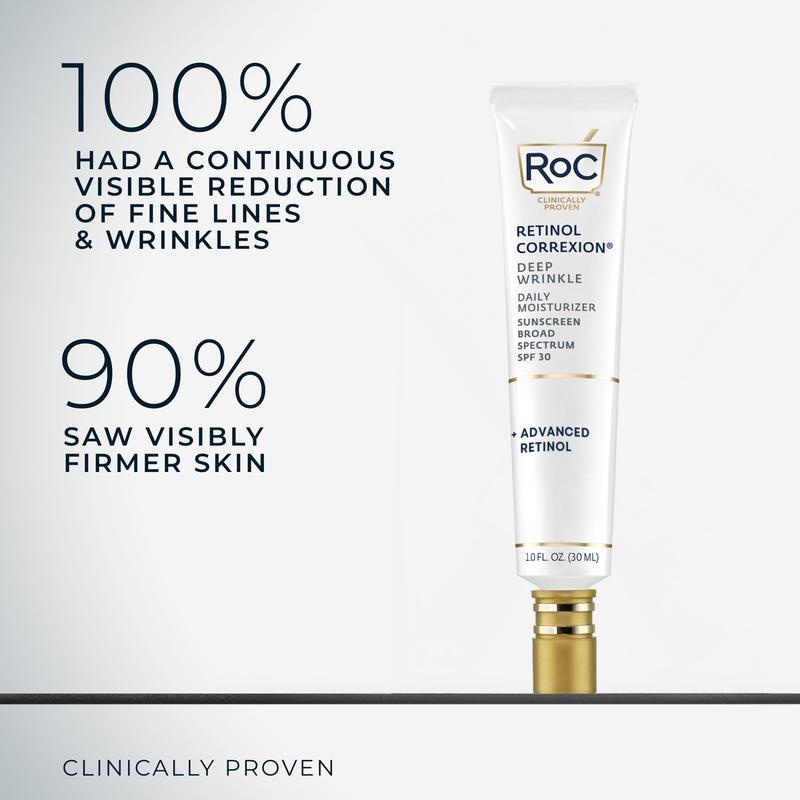 [RoC Skincare] RETINOL CORREXION Deep Wrinkle Daily Moisturizer SPF 30