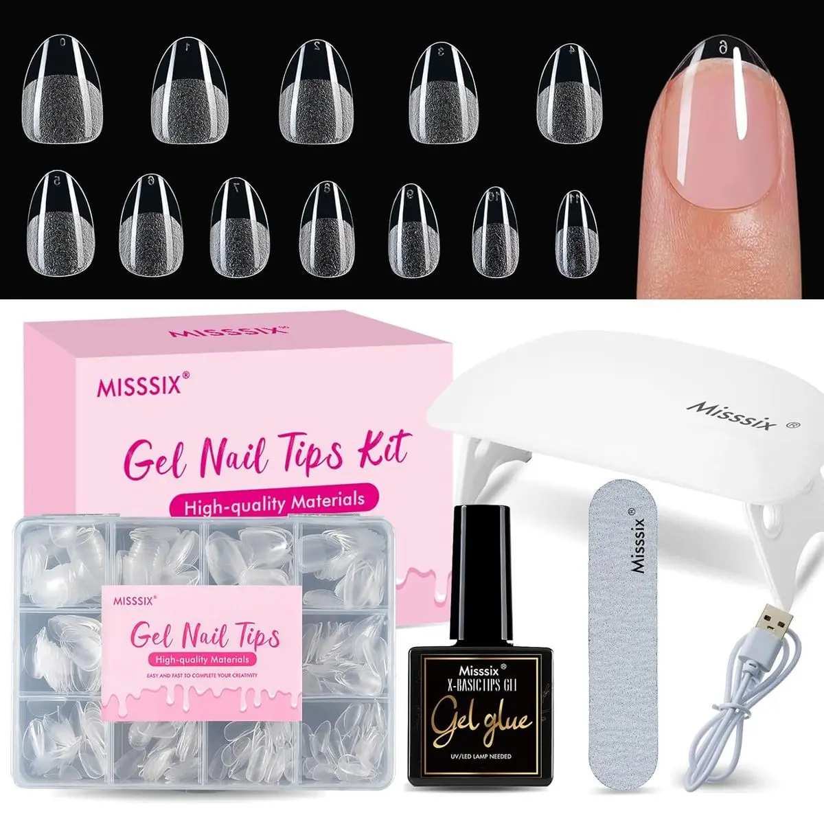 XS Almond Nail Kit