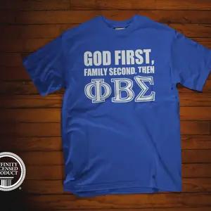 Phi Beta Sigma "God First Then, ..." Greek T-Shirt