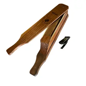 Walnut Turkey Paddle Box Call with Clucker clip included