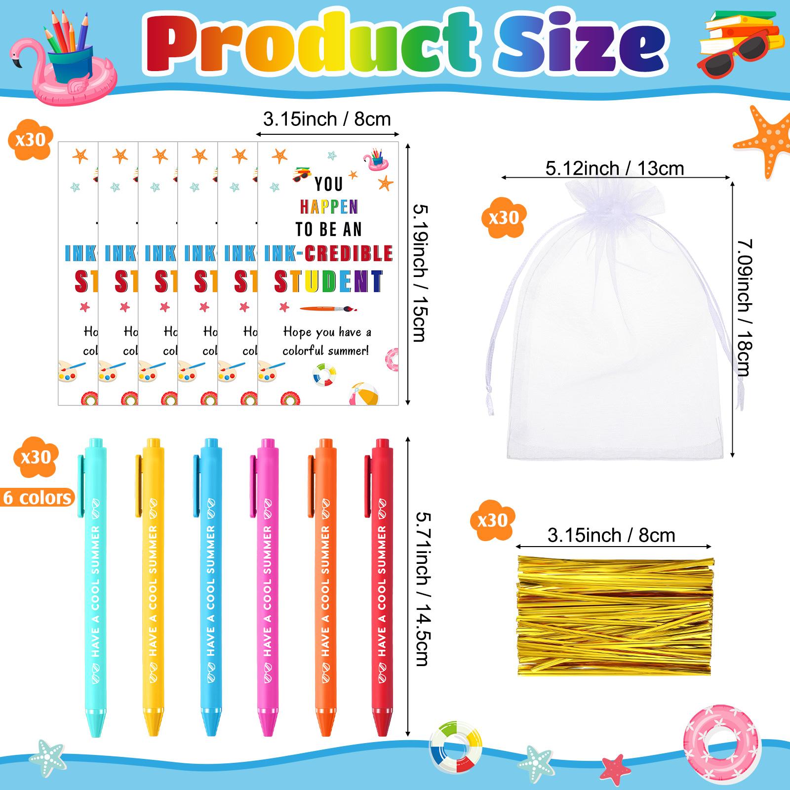 24/48 Sets Graduation Ballpoint Pens Gifts for Students Bulk Class of 2026 Ballpoint Graduation Party Favors Duck Ballpoint Pen with Inspirational Cards for College School End of Year