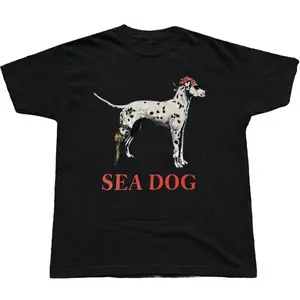 Sea Dog Dalmatian Tshirt Y2k Clothing,Vintage