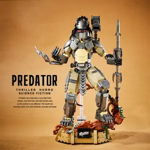 Predator Building Blocks Toy, Alien Creature Model Building Blocks Toy, Cool Holiday Toy Gift, Birthday Gift, Suitable for 8-14 Years Old Boys, Building Blocks Set, Creative Building Blocks