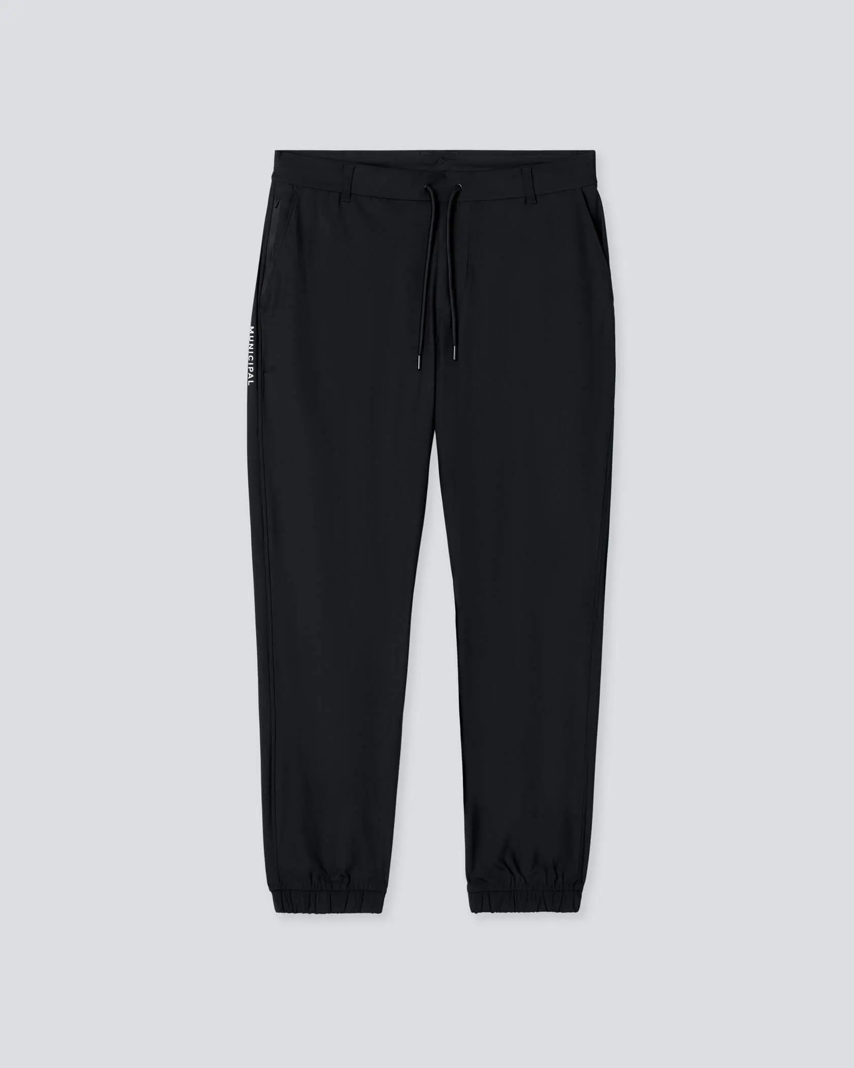 MUNICIPAL RTP Tech Joggers in Stylish Polyester with Secure Zip Pockets, Belt Loops, and TurboDry Technology, Secure Pocket Joggers, Stylish Joggers