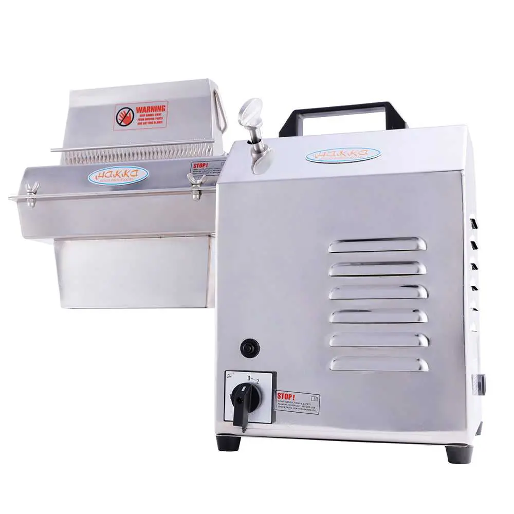 HakkaBros 5-Inch Commercial Electric Meat Tenderizer Machine, Stainless Steel 27-Knife Meat Tenderizing Machine for Boneless Meat, Steak & Restaurant Prep