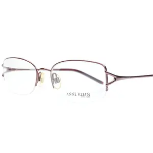 Anne Klein AK9062 434 Rose Gold Metallic Semi Rimless Luxury Eyeglasses -Wo