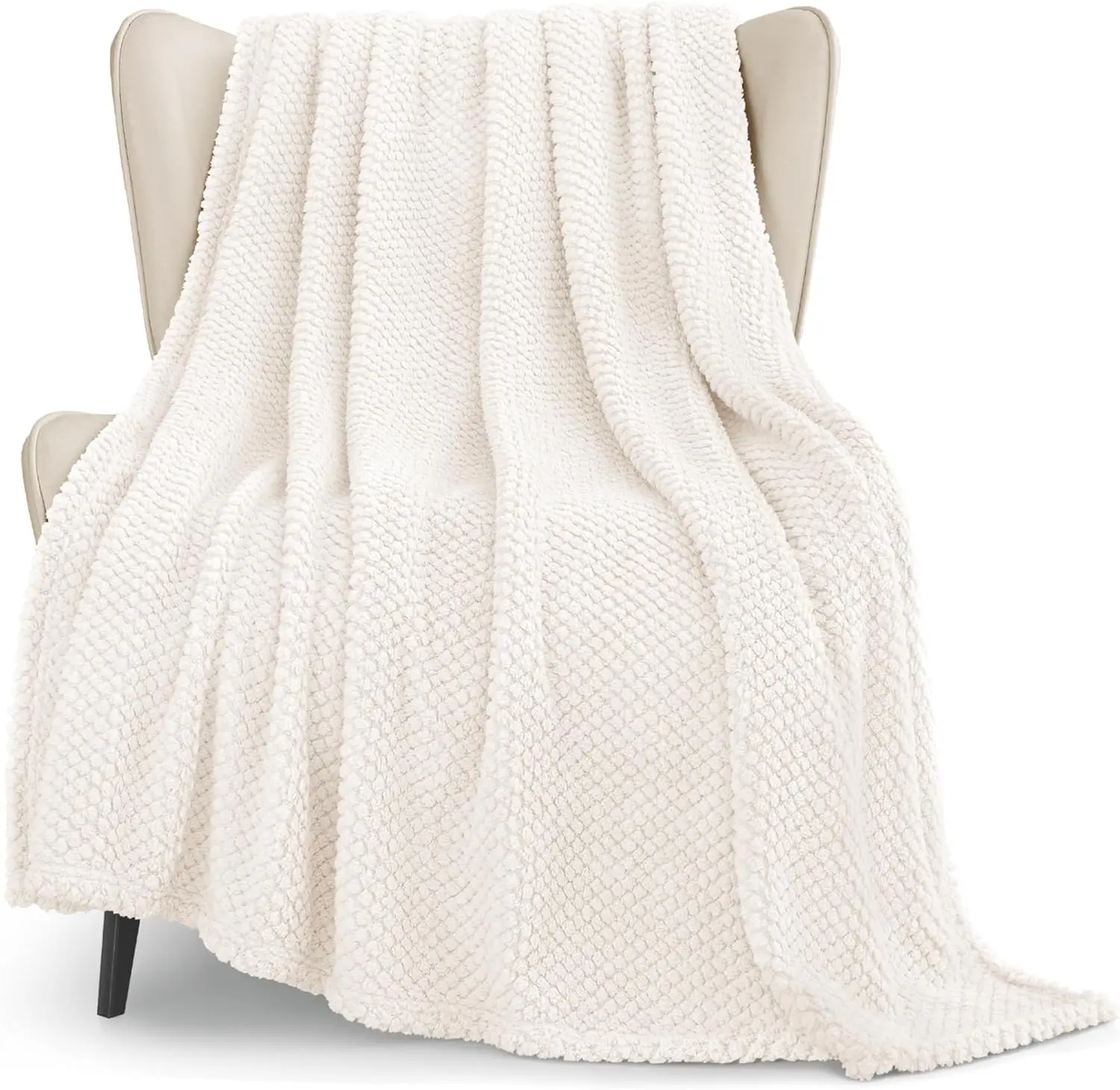 【backtoschoolday】Whale Flotilla King Size Fuzzy Fleece Blanket for Bed, 90x104 Inch Fluffy Warm Soft Jacquard Blankets for All Season, Lightweight and Cozy