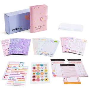 A6 Money Saving Binder Pink