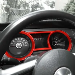Inner Dashboard Instrument Box Panel Frame Ring Trim For Ford Mustang 2010-2014 Automotive Vehicle Decoration