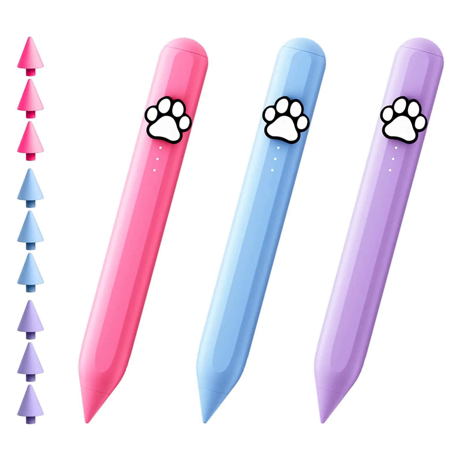 Kid-Friendly Stylus Pen for iPad(2018-2026), Fast Charging Kid Active Pencil with Tilt Sensitivity&Palm Rejection, Compatible with iPad 11/10/9/8/7/6, Air 7/6/5/4/3/M3/M2, Pro 13"/12.9"/11"/M4, Mini 7/6/5