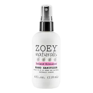 Zoey Naturals Island Hibiscus Hand Sanitizer 4oz baby sanitizer spray