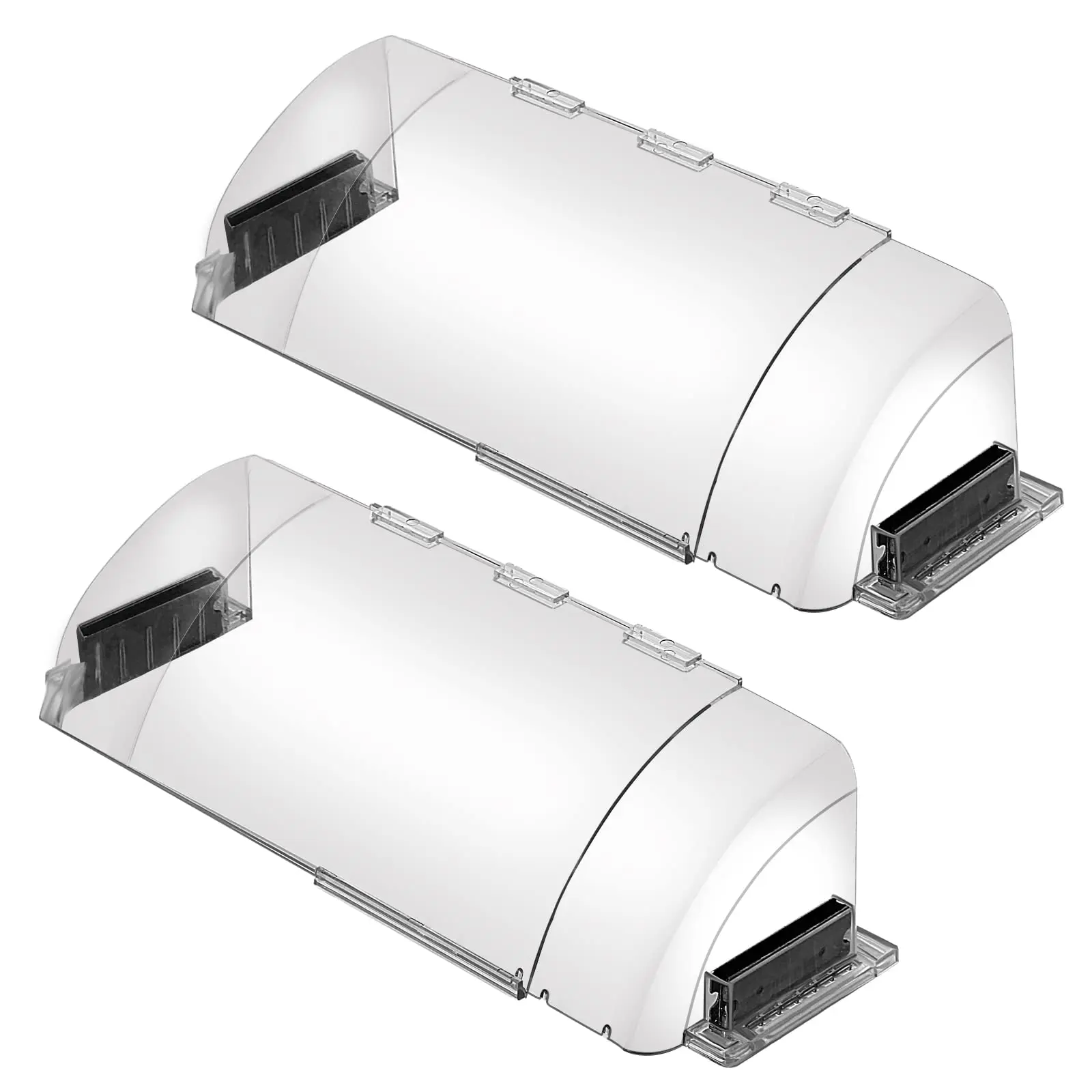 2 Pack Air Vent Deflector, Adjustable Magnetic Heat Deflector for Vents | 9"–15.5" Adjustable,Magnetic Installation,Fits Floor,Wall & Ceiling Vents,Energy-Saving Design,Adjustable Airflow Control