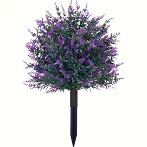 Artificial Lavender Tree, Vibrant Flowers, Plants, Indoor/outdoor Decor, Ideal for Front Door, Porch, Garden, Halloween, Thanksgiving, Christmas
