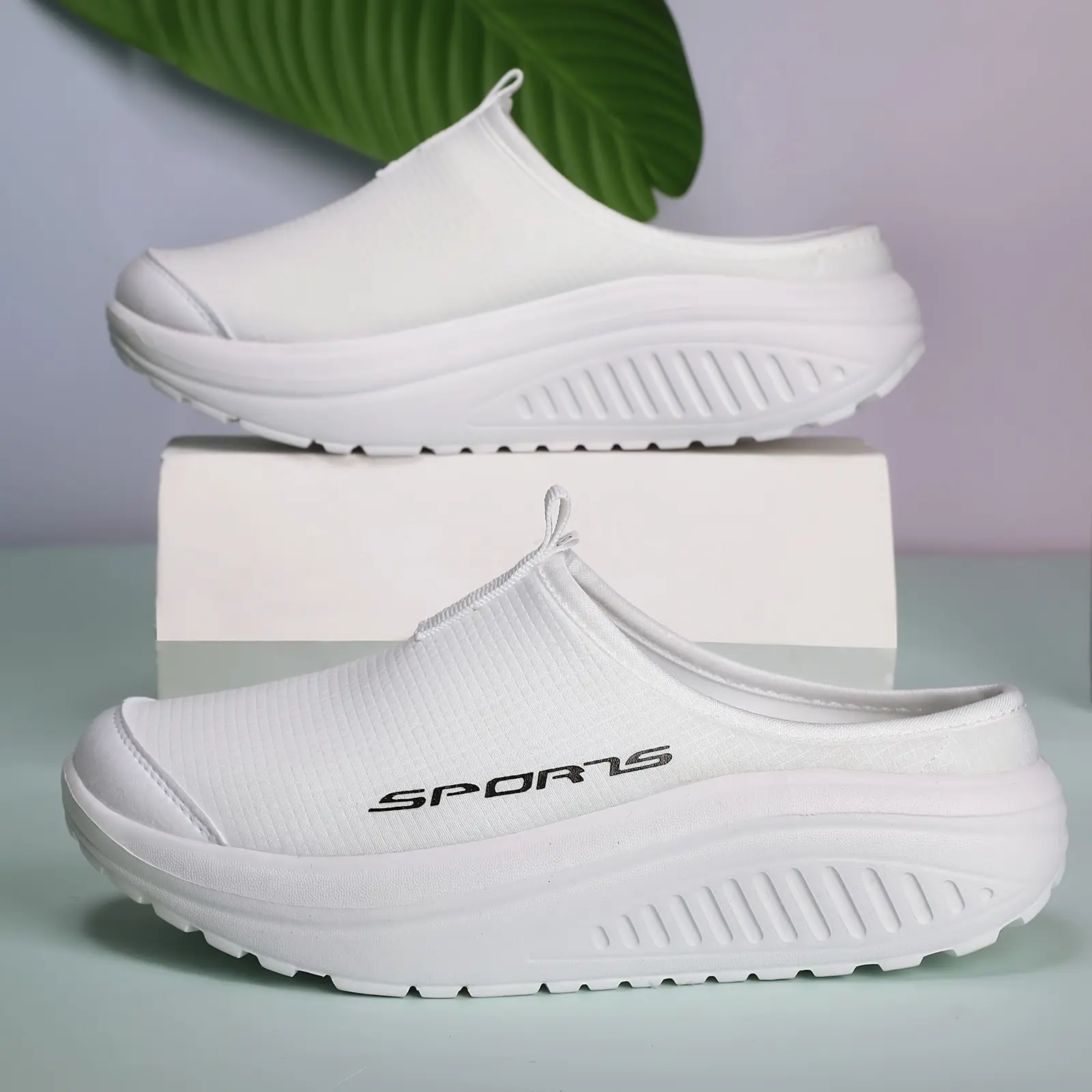 Unisex Lightweight Slip-on Slippers - Non-slip Closed-toe Sneakers, Breathable Fabric Upper with Cushioned PU Sole - Gym, Running Dan-slip Shoes - Minimalist Casual Shoes for Men and Women (Spring/Summer), Comfortable Fit, Breathable Design