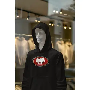 Unisex Pullover Hoodie with Dungeness Crab Design