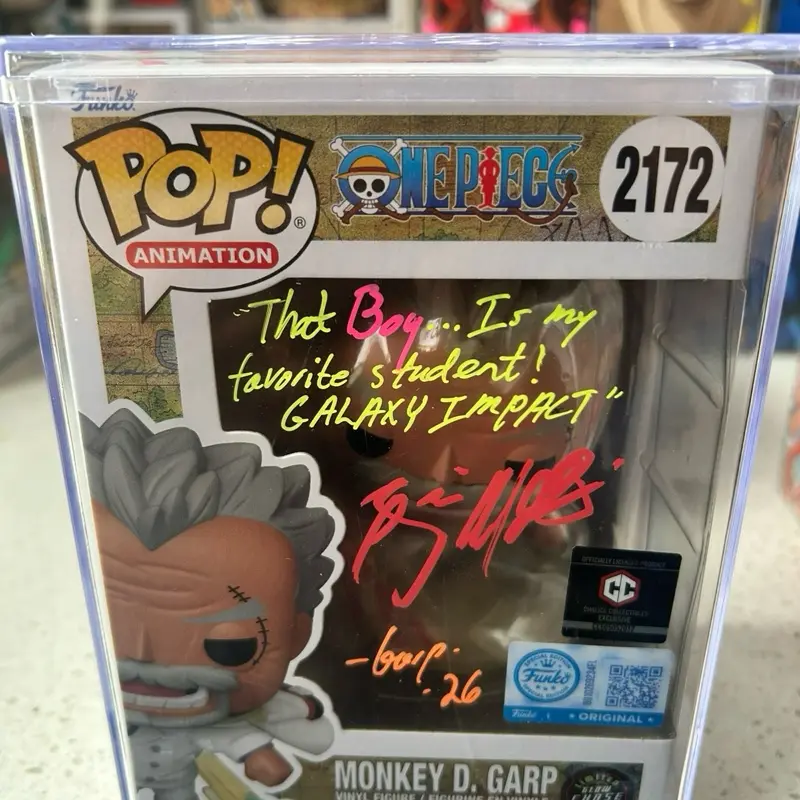 Monkey D Garp 2172 chase signed by Brian Matthis