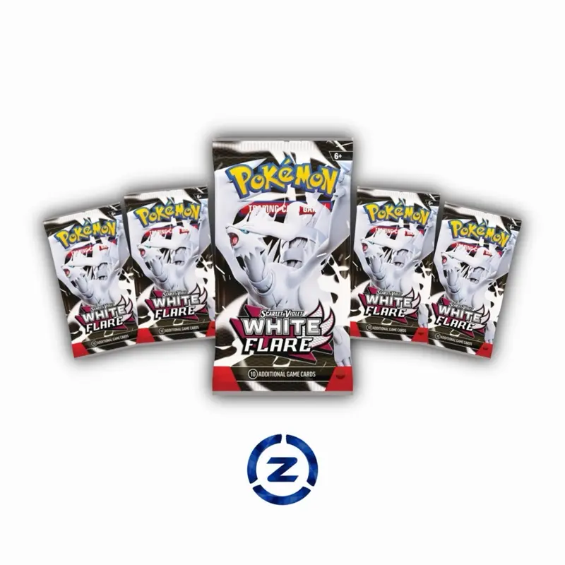White Flare - 5 Pokémon Booster Packs