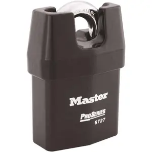 Master Lock 6727WO 2.625 in. High Security Shrouded Shackle Padlock with Body Less Cylinder