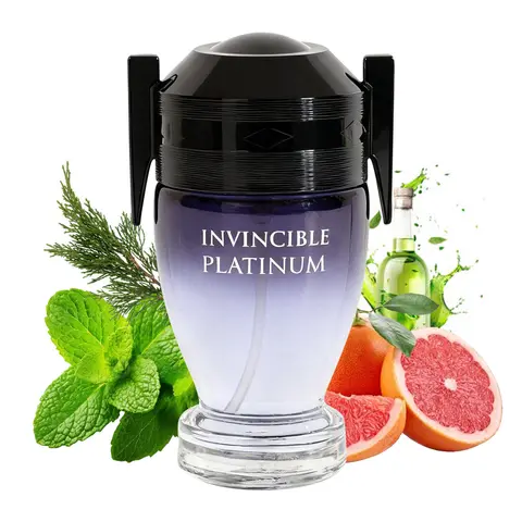 Invincible Platinum Pour Homme Men's Spray Cologne 100ml/3.4fl.oz. - Men's Fragrance by MCH