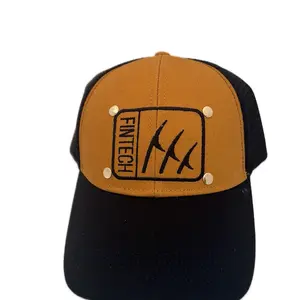 Limited-Edition Fintech Riveted Trucker Hats - Bold & Edgy Style personalized hats