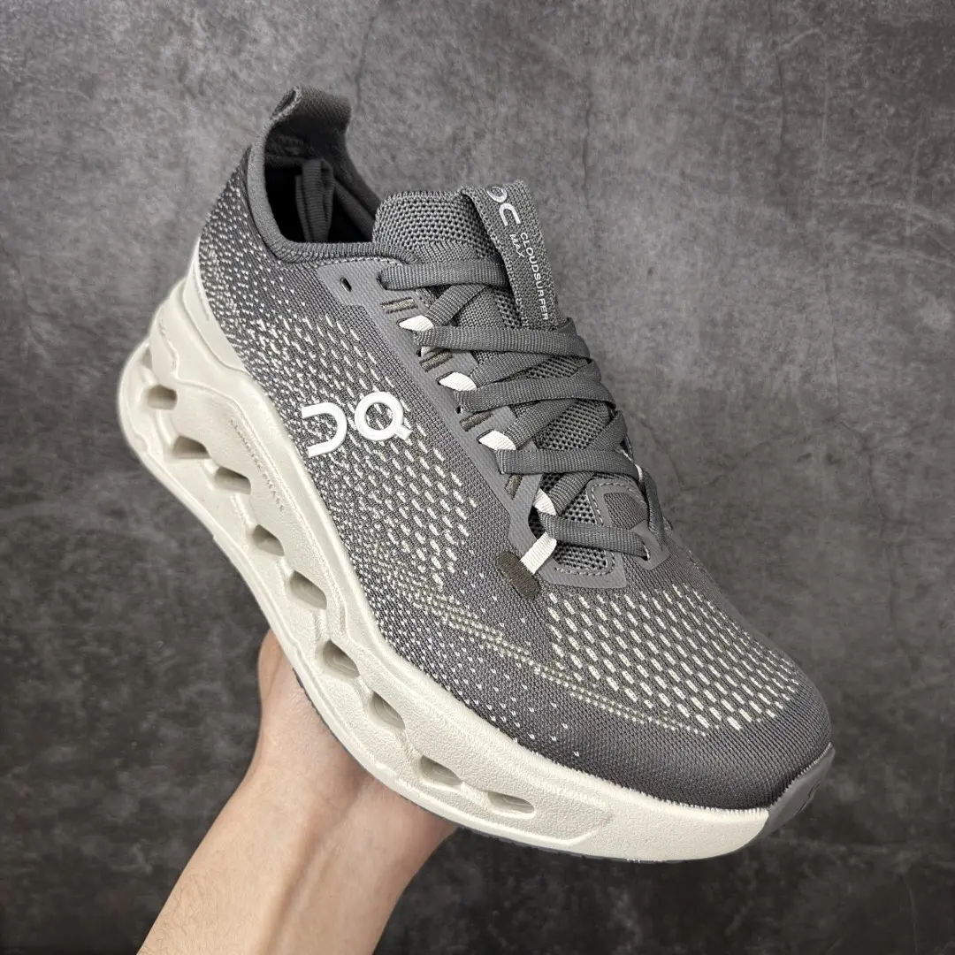 Couple Matching Athletic Sneakers Dark Gray Cream Woven Mesh Shoes Hollow Shock Absorbing Midsole Non Slip Outdoor Gym Footwear