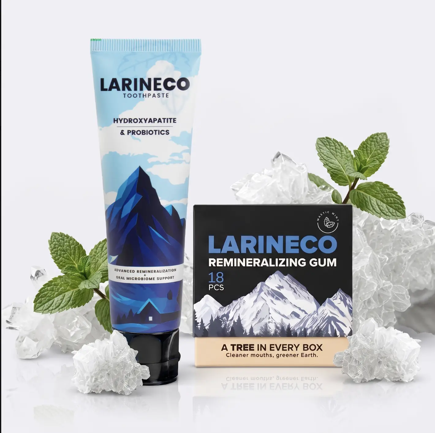 Larineco™ Remineralizing Gum + Toothpaste Bundle