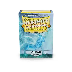 Dragon Shields: (100 Sleeves) Matte Clear Standard by Arcane Tinman ATM11001
