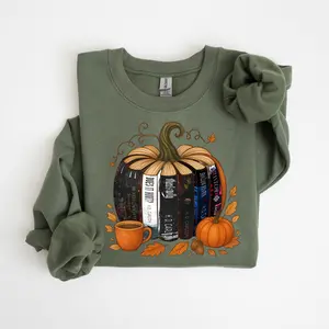 Retro Cozy Season H.D Carlton Book Sweatshirt, Haunting Adeline,Hunting Adeline, Does It Hurt?, Where's Molly, Satan's Affair, Shallow River, Phantom, Womens Pumpkin Season T-Shirt, Cute Pumpkin Shirt