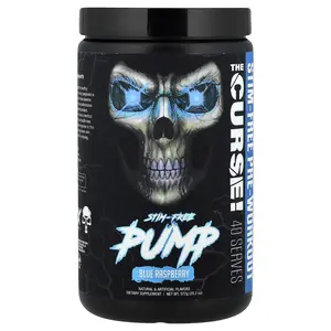 JNX Sports Stim-Free Pump, Pre-Workout, Blue Raspberry, 20.2 oz (572 g)