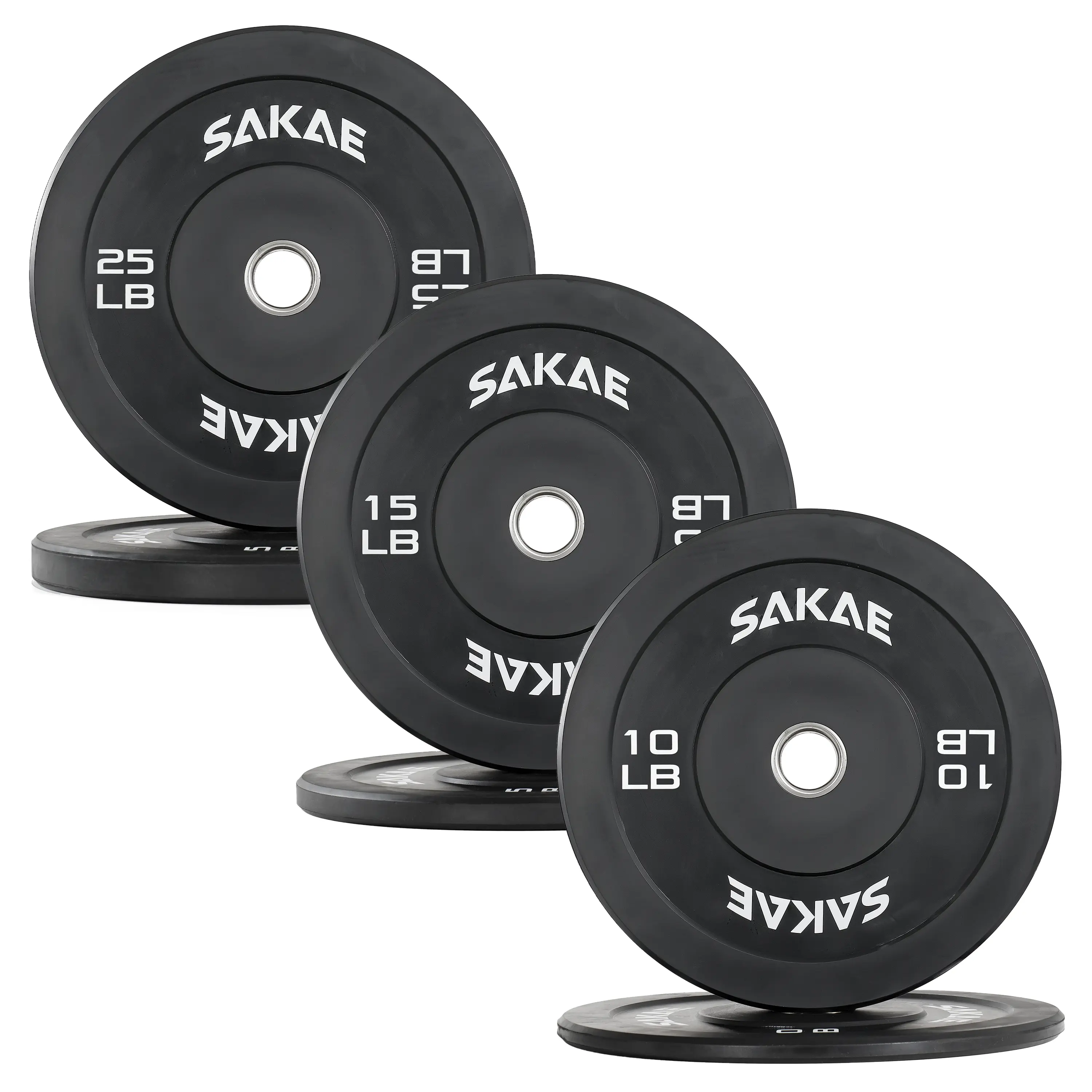 Olympic Rubber Bumper Plates - 100LB SET