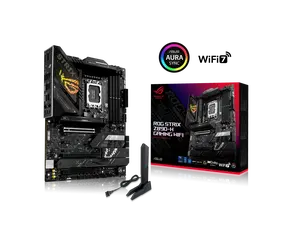 ASUS ROG STRIX Z890-H GAMING WIFI Z890 LGA 1851 ATX motherboard, Intel Core Ultra Series 2 Ready, Advanced AI PC-ready, 16+2+1+2 stages, DDR5, 5Gb LAN, WiFi 7, 4x M.2, PCIe 5.0, USB Type-C, AI OC