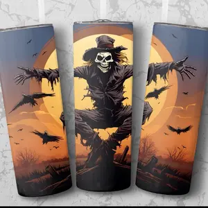 Scarecrow 20oz Tumbler Drinkware Stainless Glossy Lid Straw