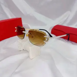 2025 Diamond Cut Rimless Square Sunglasses – Unisex Luxury Rhinestone UV400 Shiny Sun Glasses 2025 Diamond Cut Rimless Square Sunglasses – Unisex Luxury Rhinestone UV400 Shiny Sun Glasses