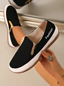 Spring Casual Outdoor Sport Women's Round Toe Oxford Flats, Soft Anti-Slip Thick Sole, Vintage Style, Suitable for All Seasons, Casual Fashion Shoes