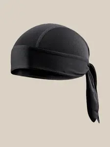 Hip-Hop Style Durag & Quick-Dry Sports Headband – Classic Gangster Silk Head Wrap, West & East Coast Rap Culture Bandana, B-Boy Street Dance Fashion Headwear, Moisture-Wicking Breathable Athletic Headgear for Men & Women,  UV Sun Protection