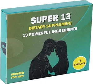 Super 13 Men’s Herbal Wellness Formula – 13 Botanical Ingredients Including Tongkat Ali, Maca & Horny Goat Weed – Daily Energy, Vitality & Active Lifestyle Support – 10 Capsules