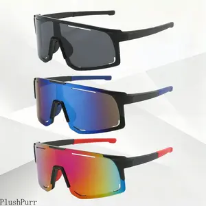 3-Pack Polarized Cycling Sunglasses - UV Protection Windproof Glasses for Men & Women, Road Riding Bike Sport Eyewear with Polarized Lens