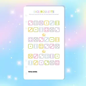 Single Page Saving Challenges & Trackers Inserts - A6