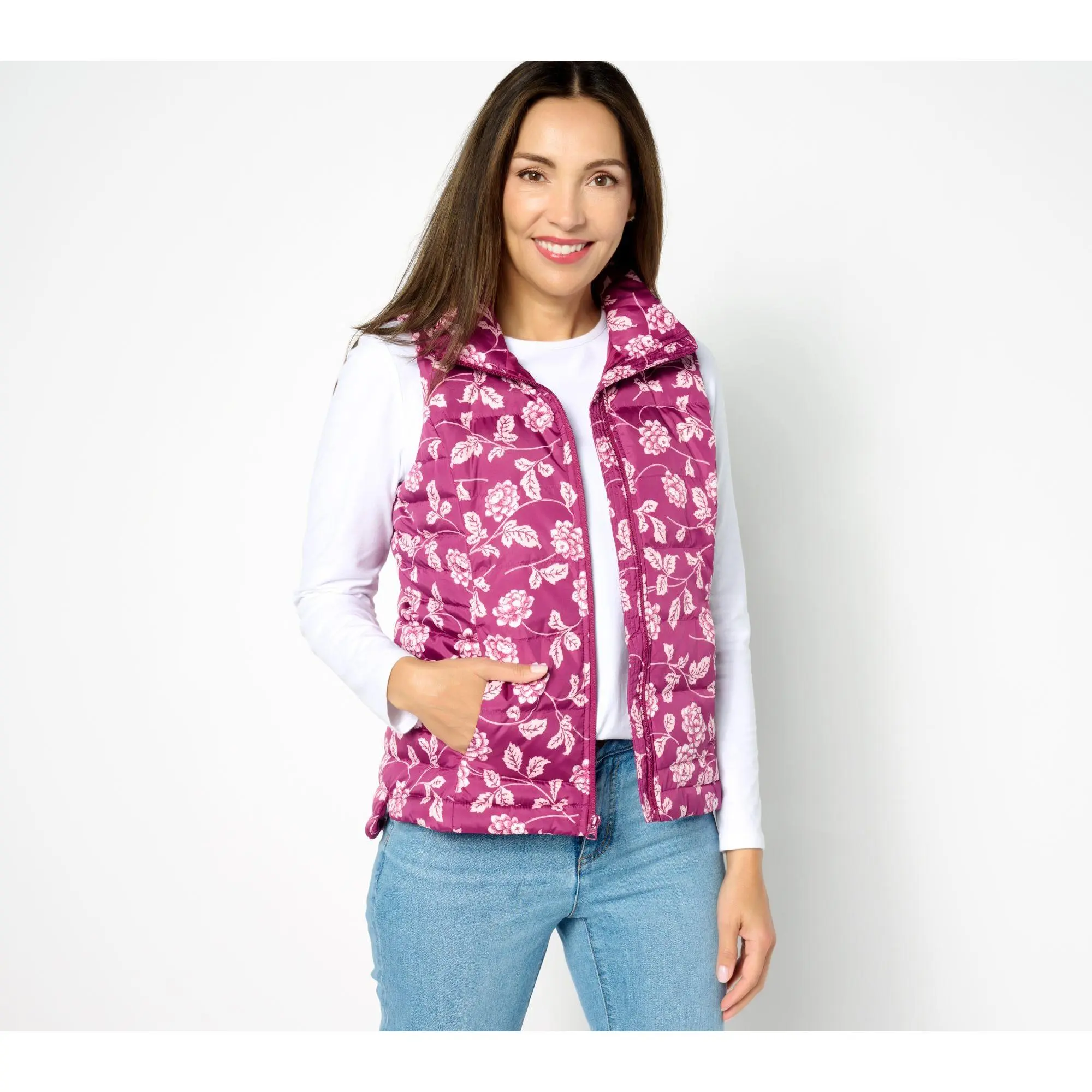 Lands' End Petite Down Puffer Vest