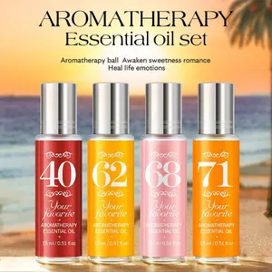 1/4PCS Limited Edition Brazilian Collection Spray Mist with Gift Box | Aromatherapy Air Freshener | Long-Lasting Natural Scent Aroma Scented Floral (Vanilla, Coconut, Citrus, Floral, Ocean) | Indoor/Outdoor/Home/Office | Ideal Gift for Family