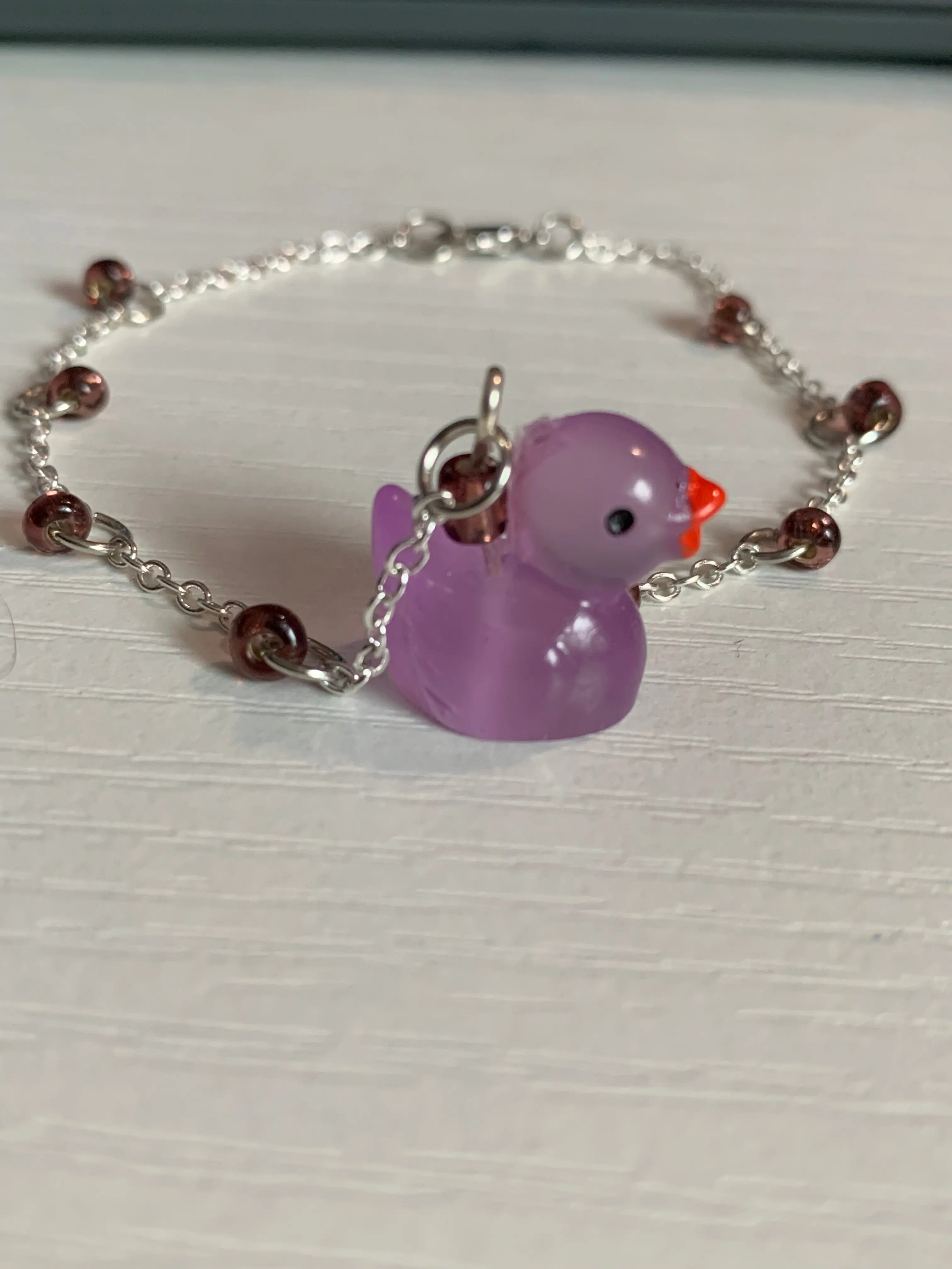 Purple Duck Bracelet